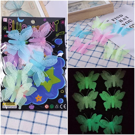 GLOWING BUTTERFLY PACK OF 10