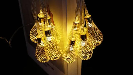 Golden Water Drop Fairy Light
