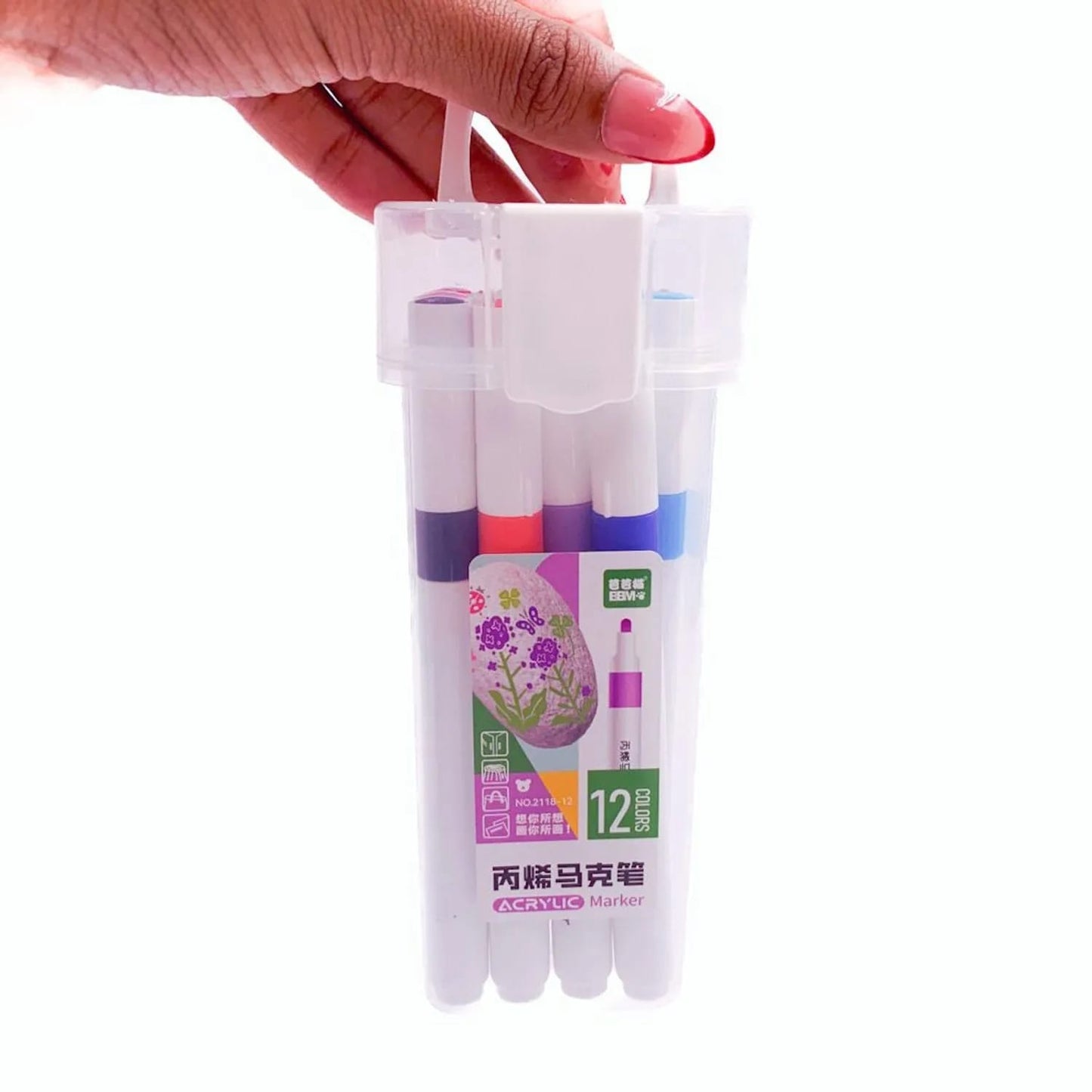Plastic Acrylic Marker Pack off 12