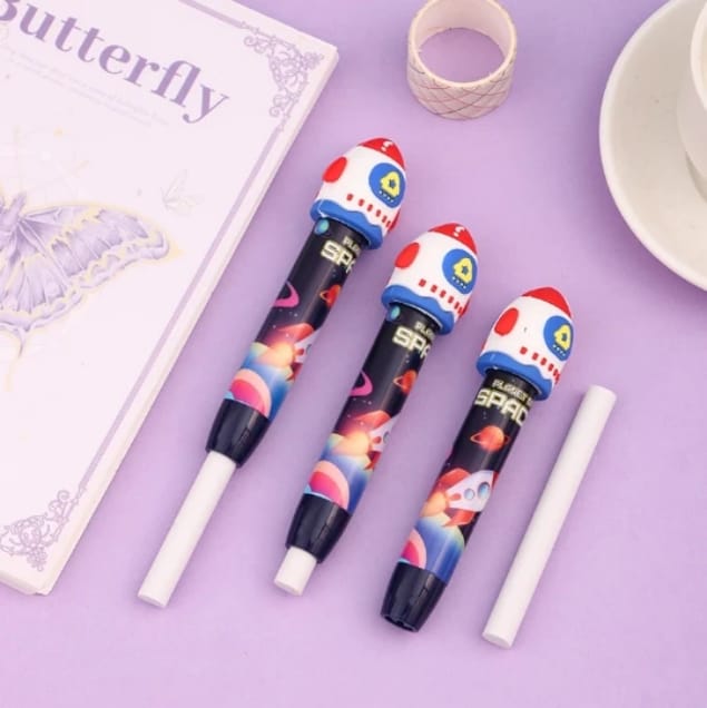 Rocket Shape Push Eraser
