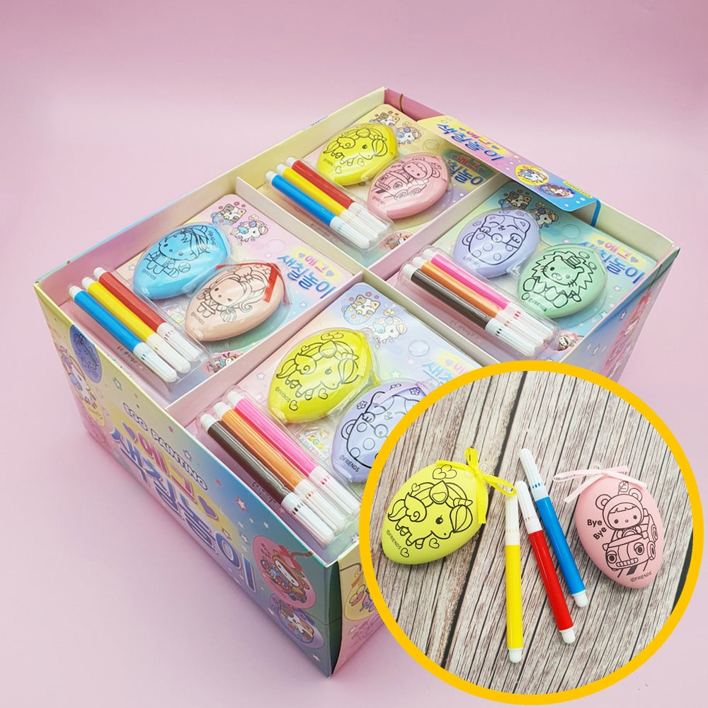 DIY Eggs Coloring Kids Children Toy Coloring Painting Holiday ActivitY
