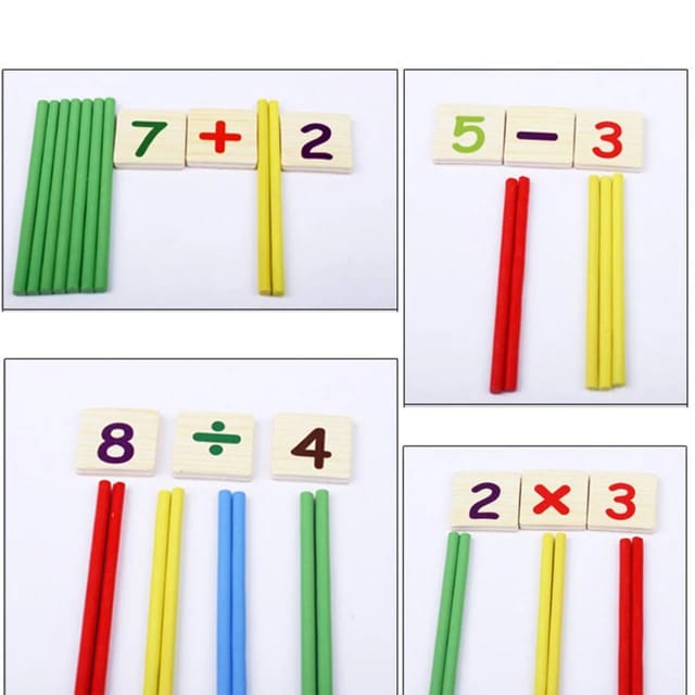Wooden Number Stick Toy