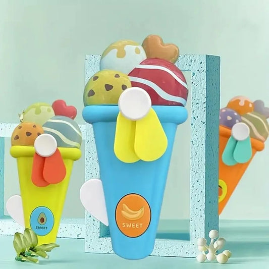 Ice Cream Hand Fan