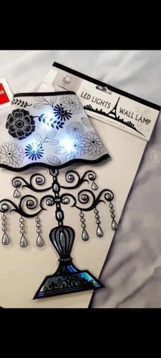 Black Lamp Sticker