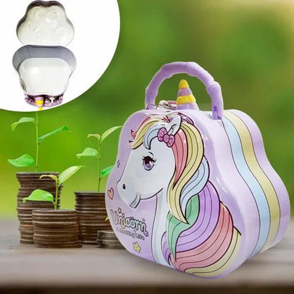 Metal Unicorn Coin Box For Kids