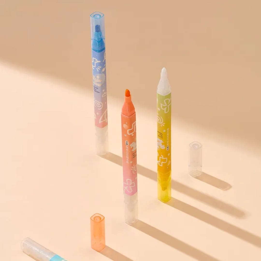 Magic Markers Noting Glitter Erasable Highlighters Set