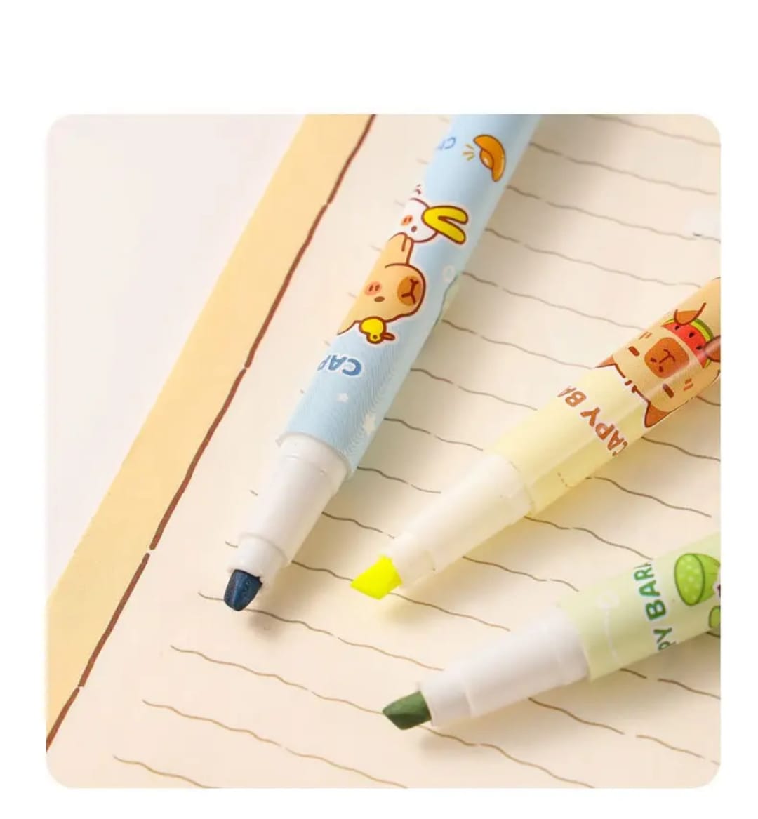 Cute Capibara Highlighter Pen