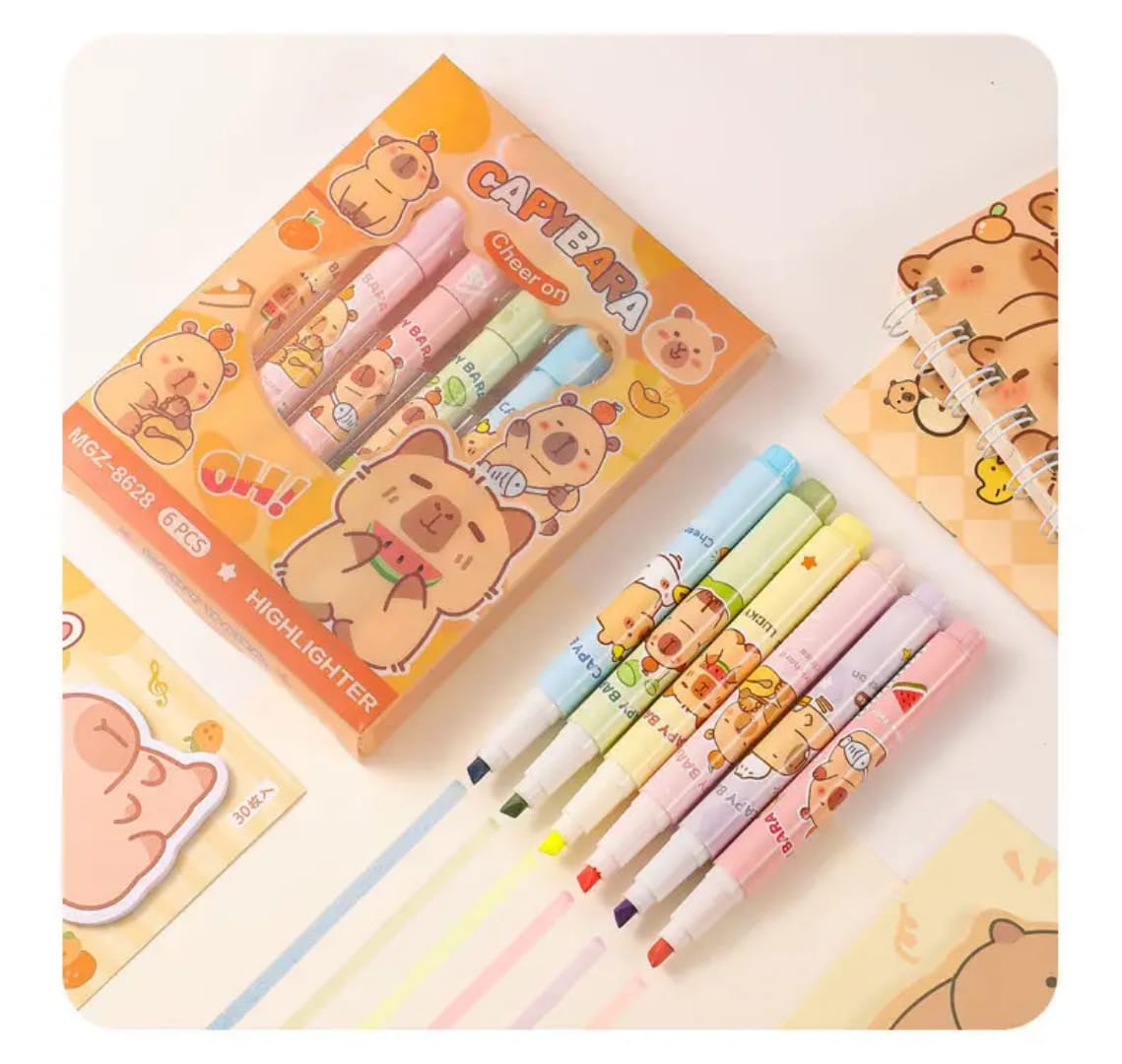 Cute Capibara Highlighter Pen