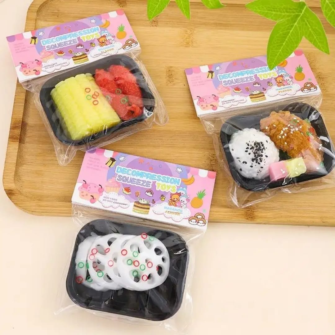 Food Squeezable Toy Stress Ball Stress Relief