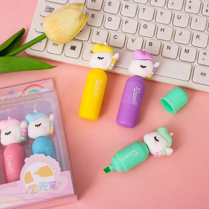 Newly Cute Unicorn Highlighter Pack Off 6