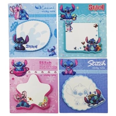 Newly Stitch Character Sticky Noten Available 4 different Shapes