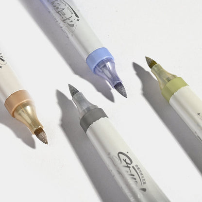 Metalic Acrylic Marker Pack Of  6