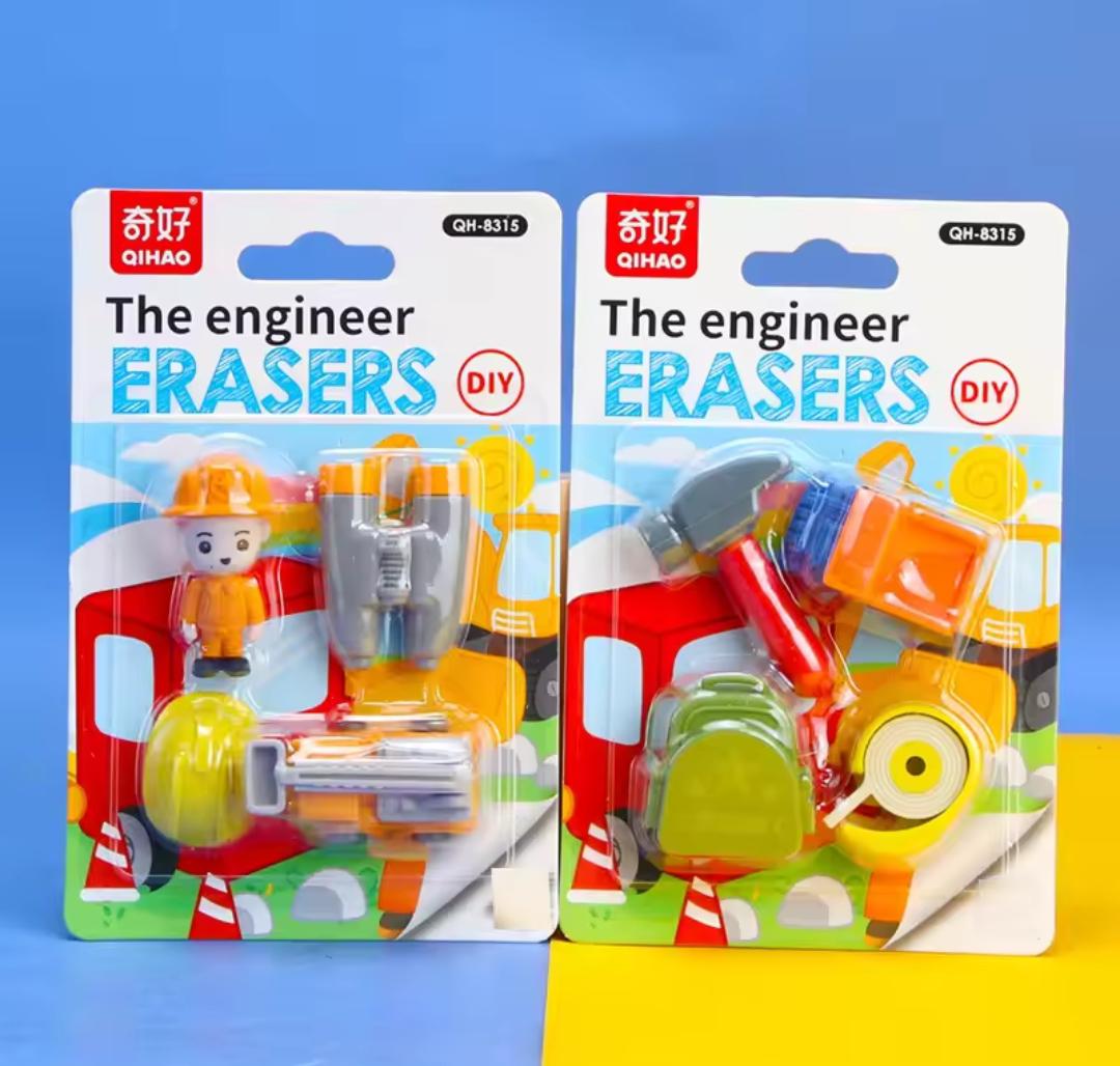 The Engineer Eraser Set