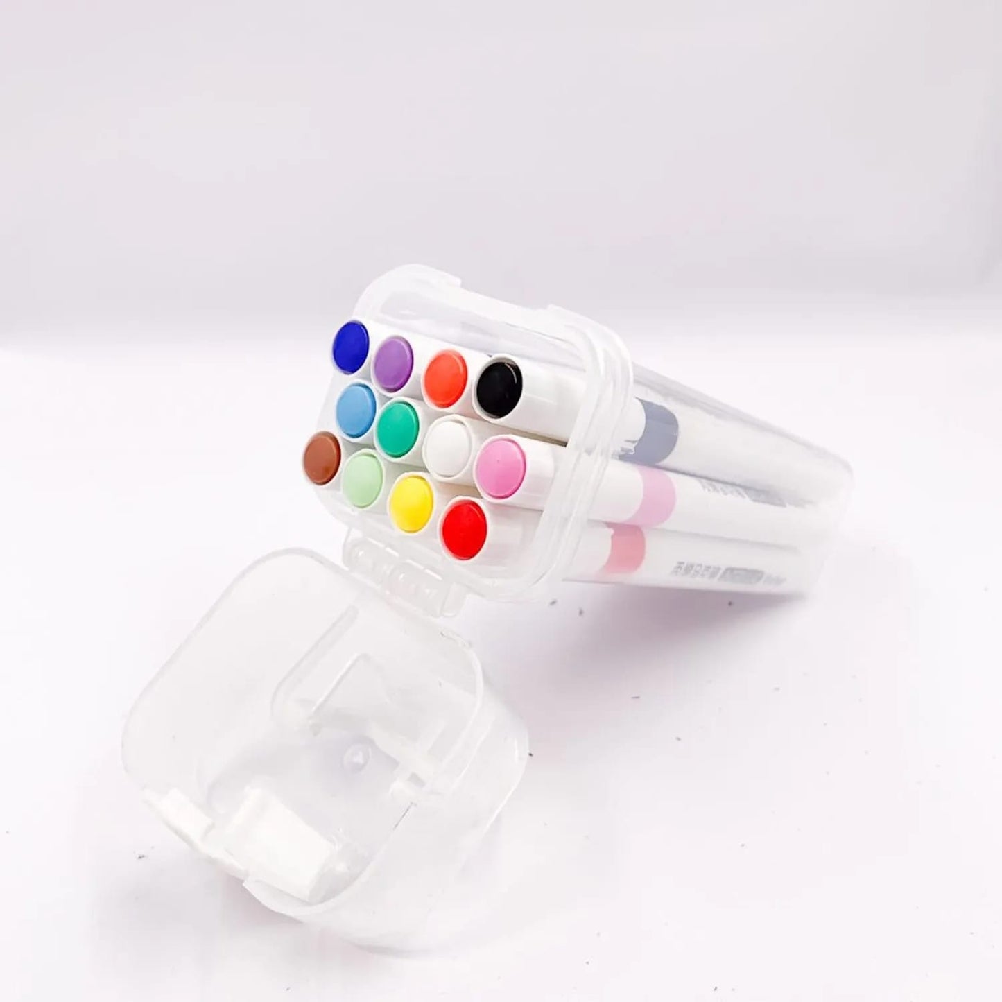 Plastic Acrylic Marker Pack off 12