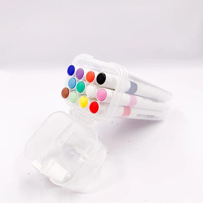 Plastic Acrylic Marker Pack off 12