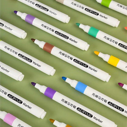 Plastic Acrylic Marker Pack off 12
