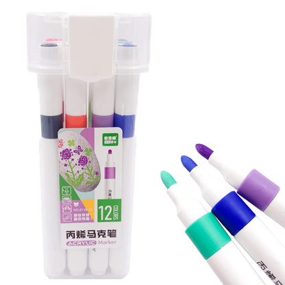 Plastic Acrylic Marker Pack off 12