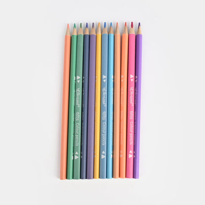 12Pcs Macaron Color Pencil Water Soluble Sketch High Quality Pencil Set With Sharpner