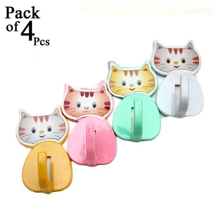 Newly Cat Hook Pack Of 4