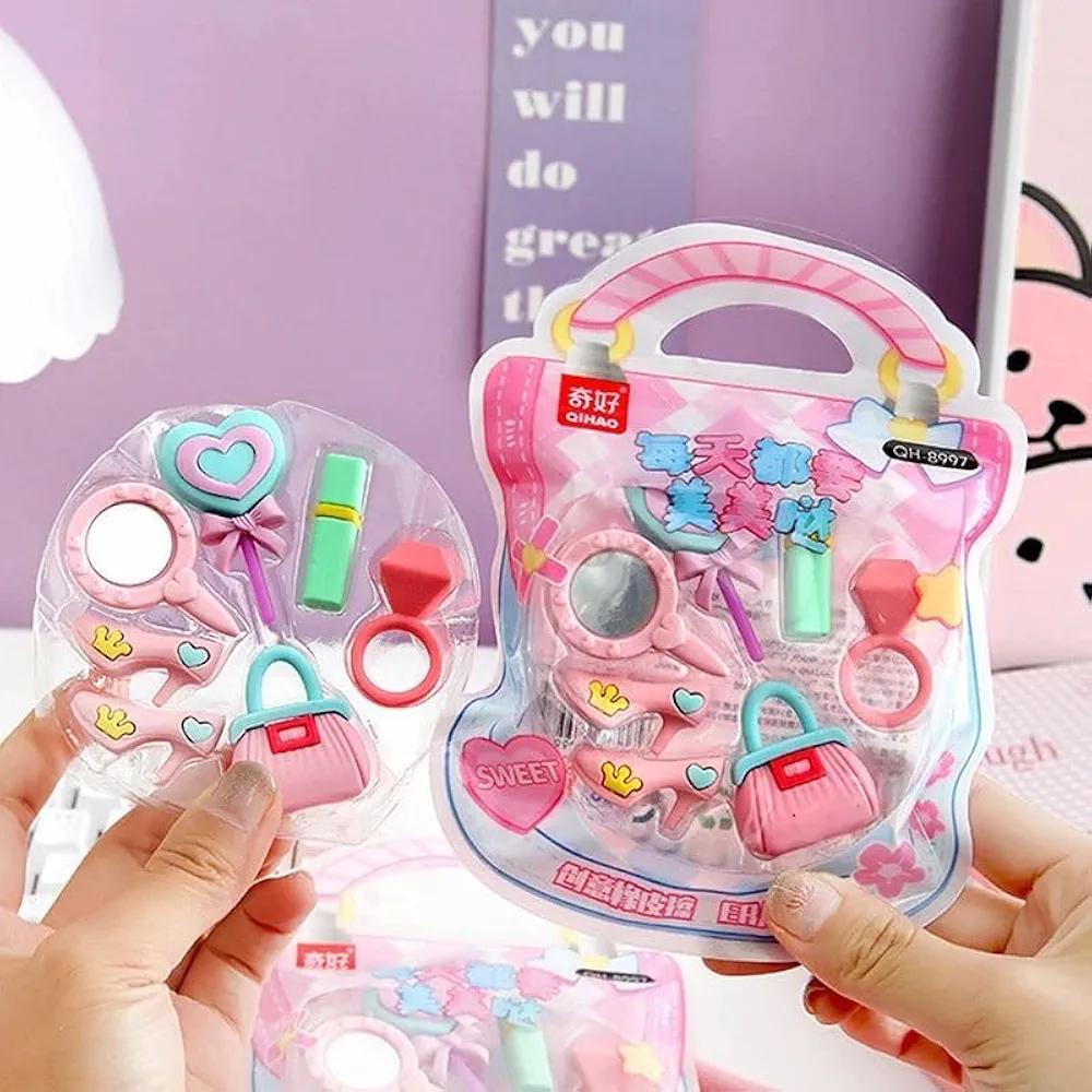 Newly Makup Theme Eraser Set For Kids