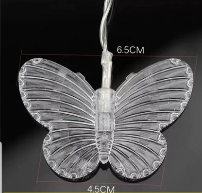 10 piece led butterfly string light