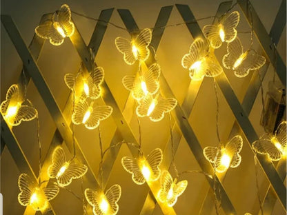 10 piece led butterfly string light