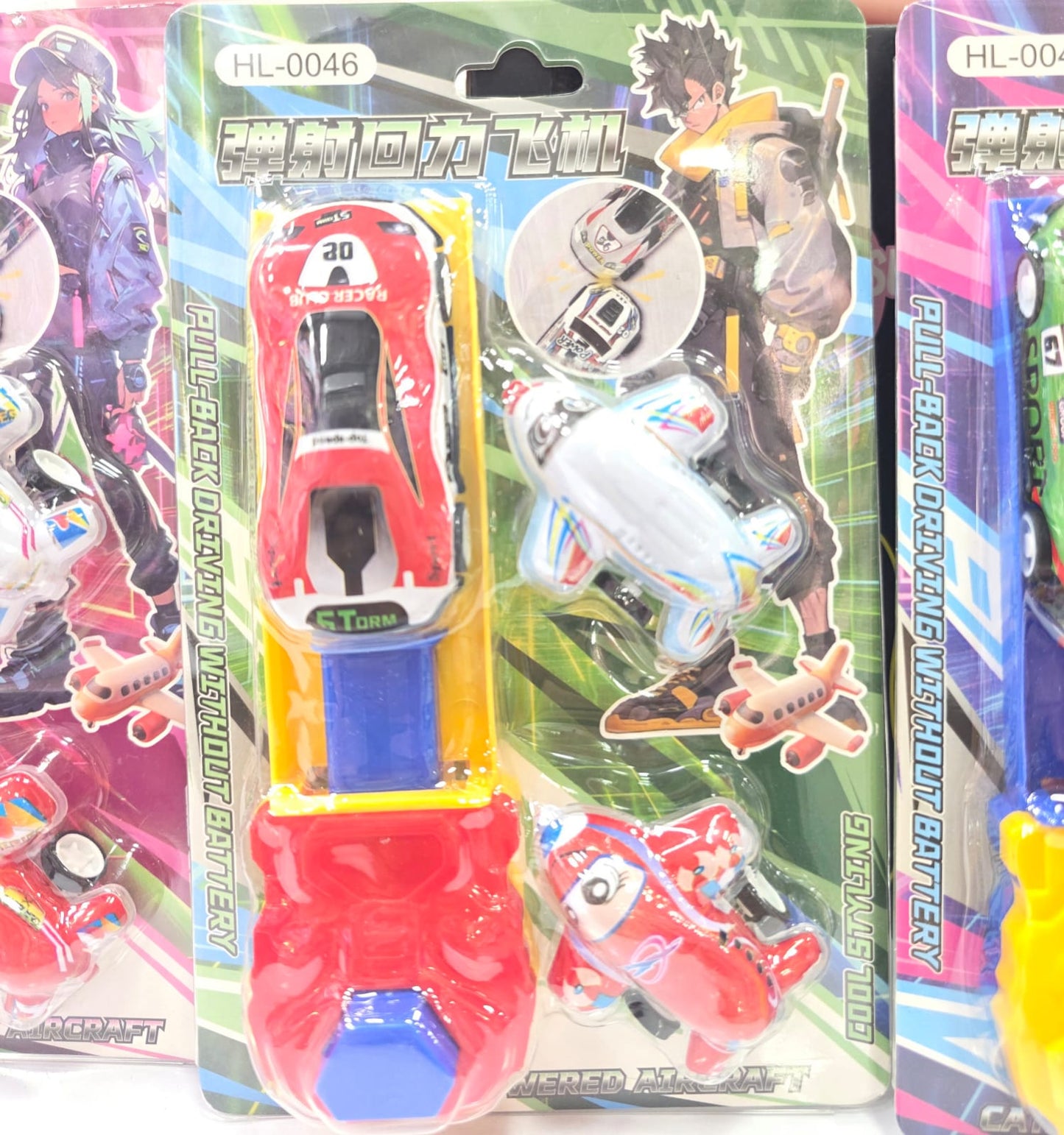 New Pul Back Car Airplane Toy Set