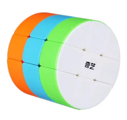 Cylender Magic Cube 3X3 Stickerless Professional Speed Educational Cute