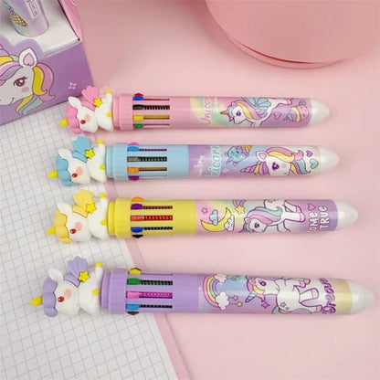 Unicorn Ten Color Ballpoint