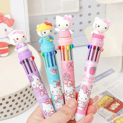 Hello Kitty Ten Color Ballpoint