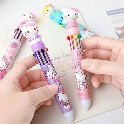 Hello Kitty Ten Color Ballpoint