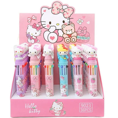 Hello Kitty Ten Color Ballpoint