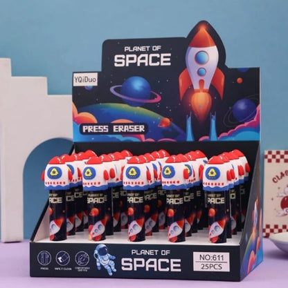 Rocket Shape Push Eraser