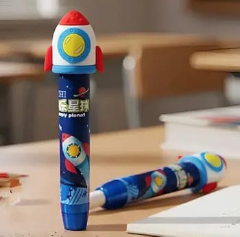 Rocket Shape Push Eraser