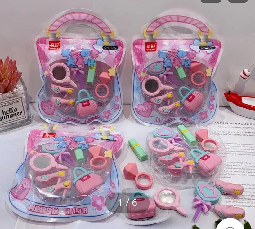 Makeup Theme Eraser Set