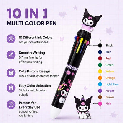 Kuromi Ten Color Ballpoint