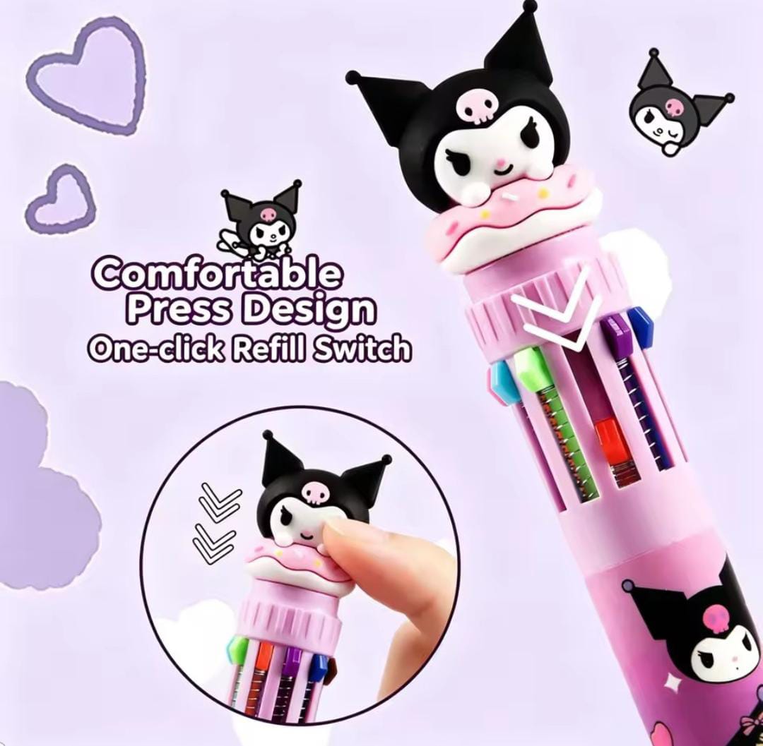 Kuromi Ten Color Ballpoint