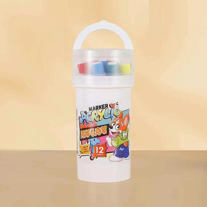 12 piece acrylic marker set