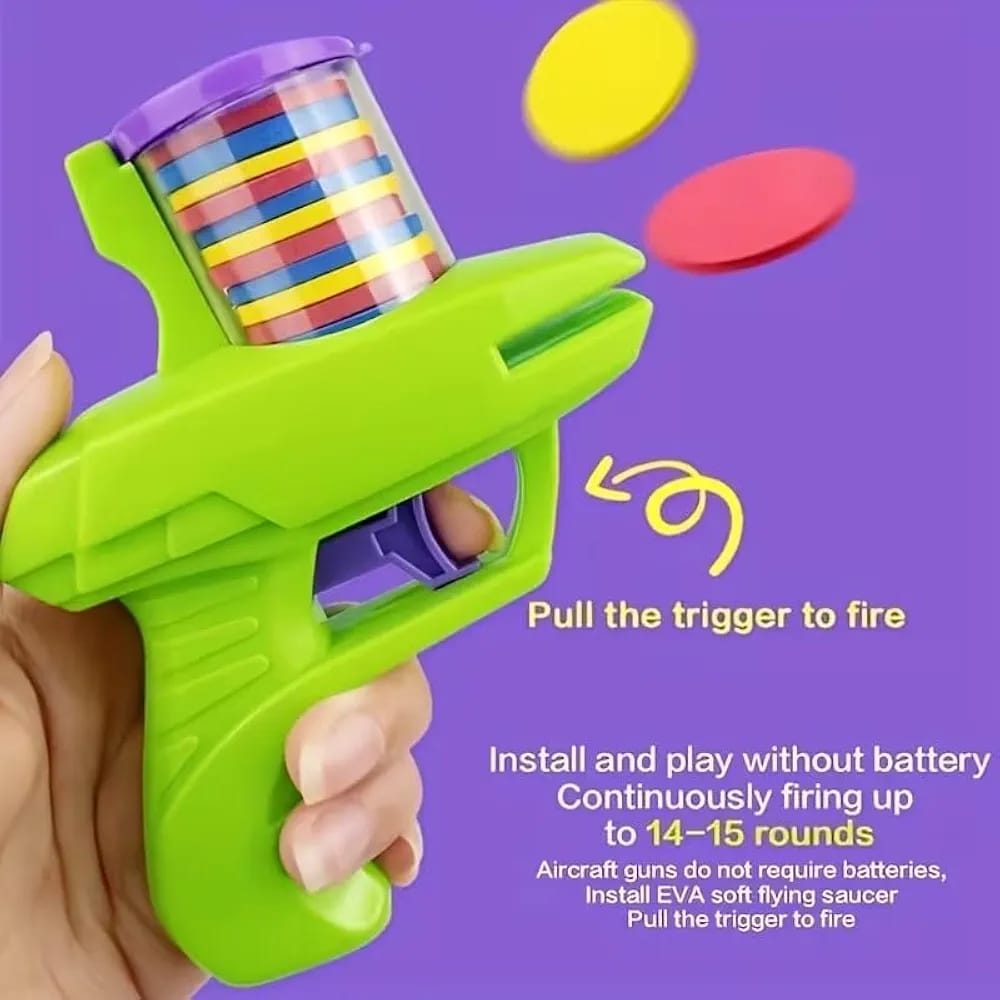 designer foam dise Launcher Gun Toy For Kids