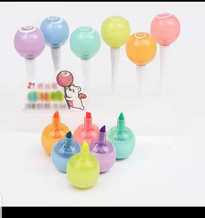 LOLYPOP HIGHLIGHTER PACK OF 6