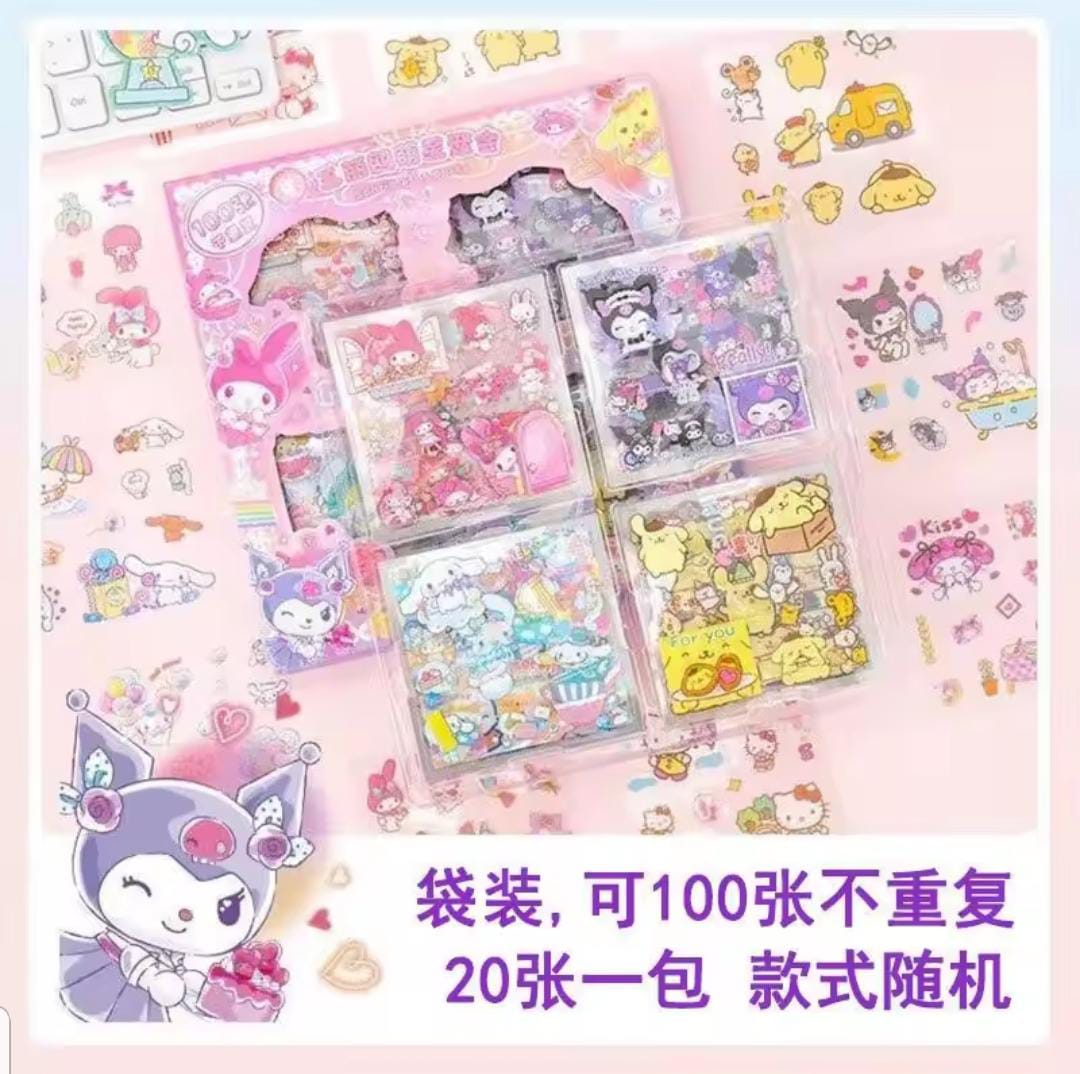 BOX STICKER PACK OFF 100 SHEETS