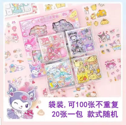 BOX STICKER PACK OFF 100 SHEETS