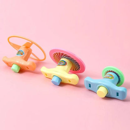 Whirl Flying Saucer Top Launch Rotary Toy