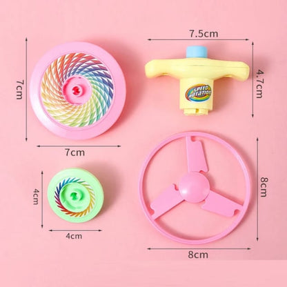 Whirl Flying Saucer Top Launch Rotary Toy