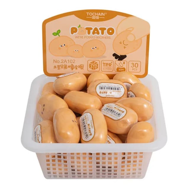 MINIATURE POTATO ERASER