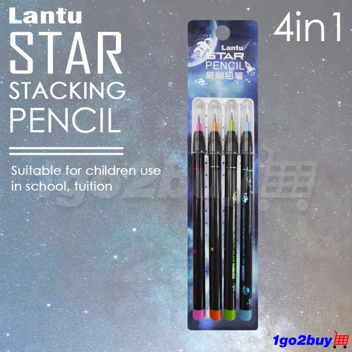 PACK OFF 4 LANTU STAR PENCIL