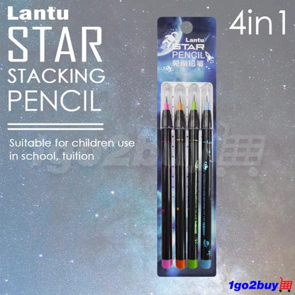 PACK OFF 4 LANTU STAR PENCIL