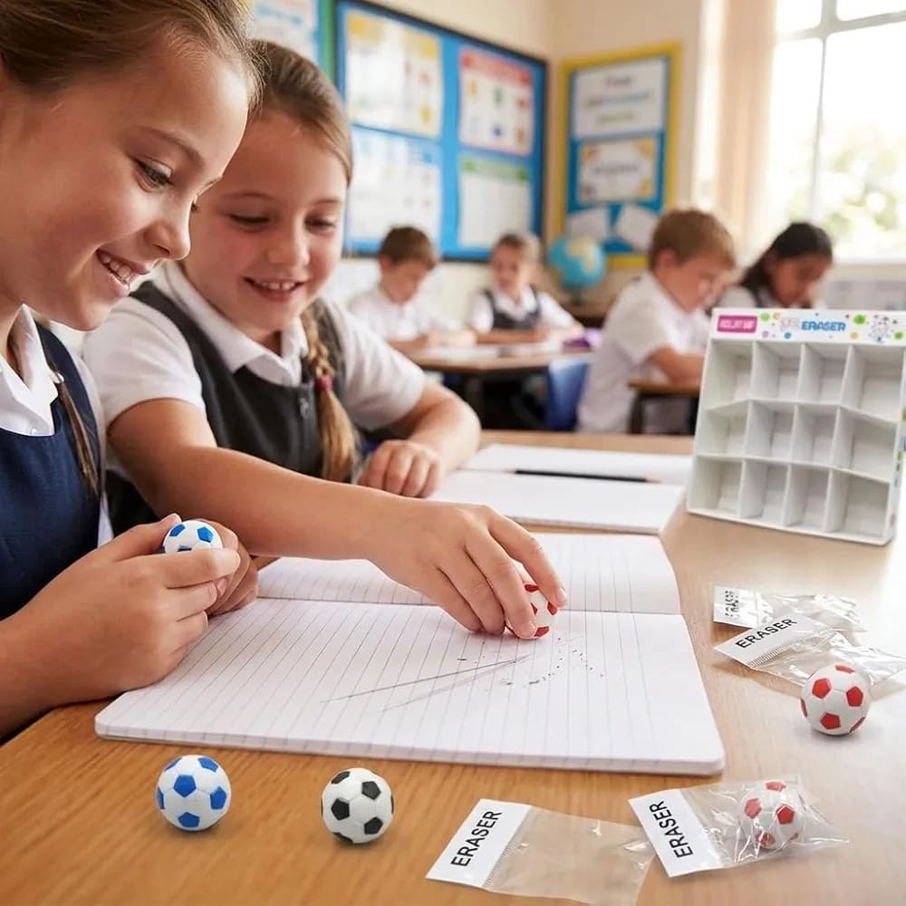 MINI FOOTBALL ERASER