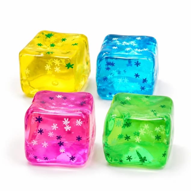 GLITTERY CUBE SQUESHY