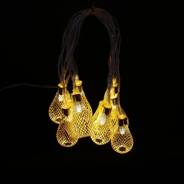 Golden Water Drop Fairy Light